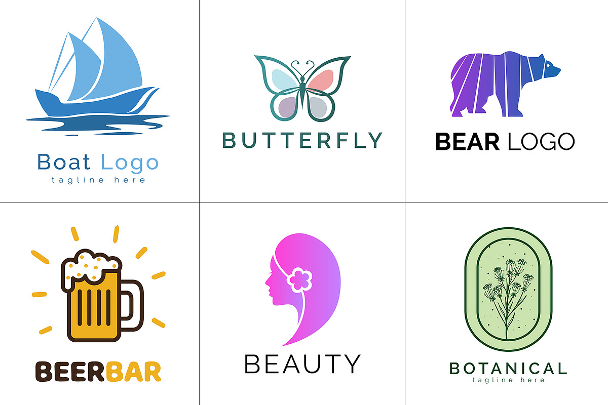 800+ Professional Logos Bundle, a Branding & Logo Template by Design Forest (Photo 41 of 48)