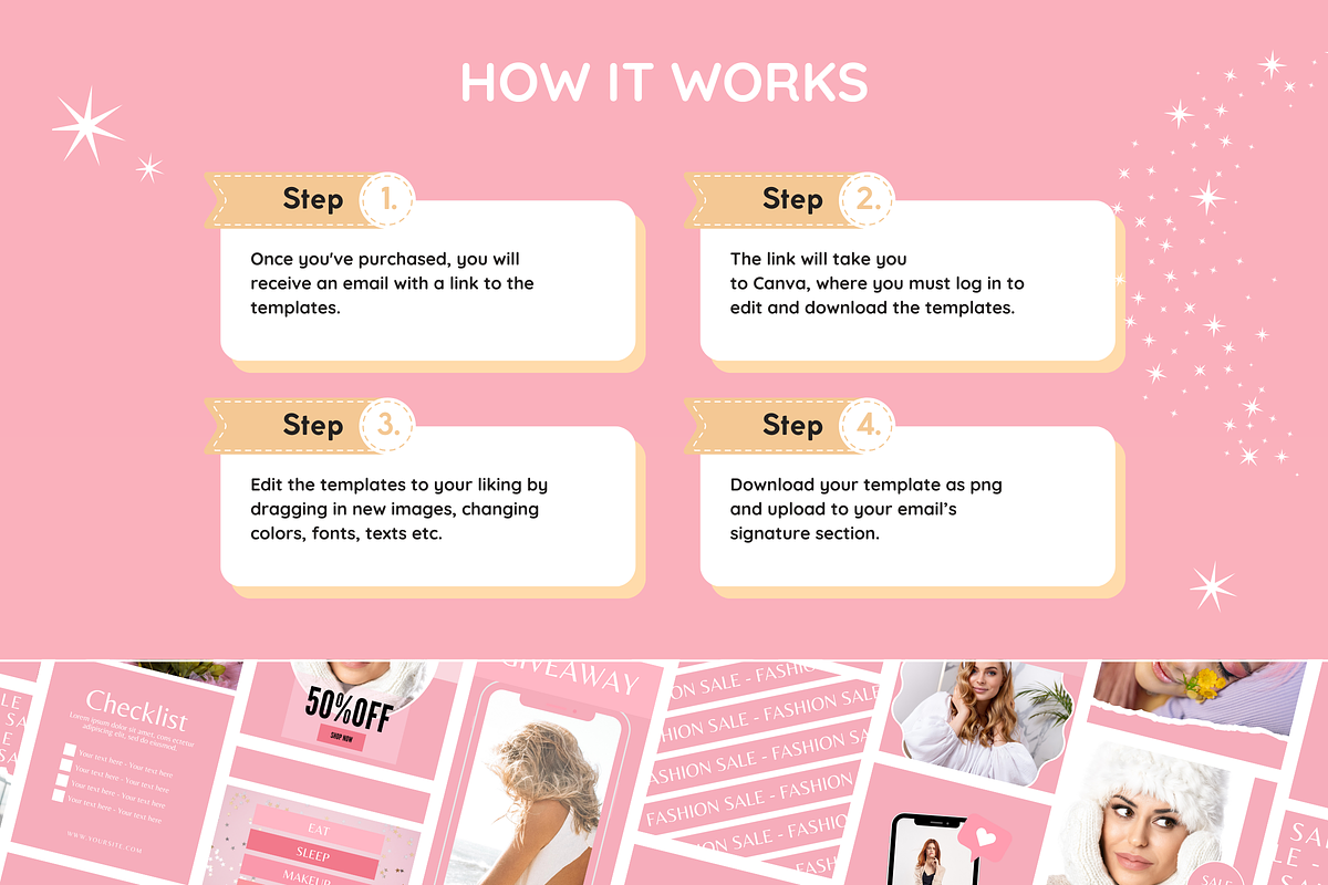 Canva Email Signature Bundle, an Email Template by SunshineStudioBoutique (Photo 9 of 9)