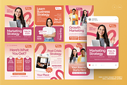 Online Course Webinar Social Media, a Social Media Template by MMPixelCraft (Thumbnail 1 of 3)
