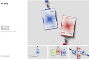 Id Card Mockup, an Advertising Mockup by scribrostudio (Thumbnail 1 of 10)