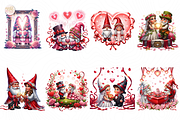 Valentine Wedding Gnome Couple PNG, a Person Illustration by KennedyStudio (Thumbnail 2 of 5)