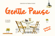 Gentle Pause Modern Brush, a Script Font by Letterena Studios Script (Thumbnail 1 of 10)