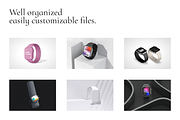 Apple Watch Mockup Bundle, a Wearable Device Mockup by Mockupdaddy (Thumbnail 3 of 8)