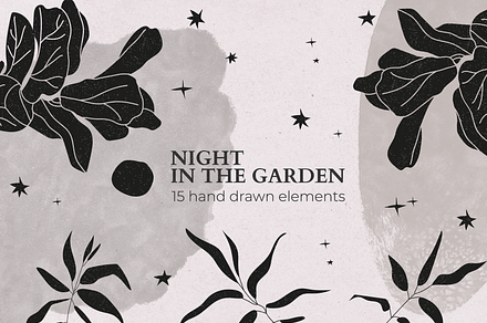 Night in the garden