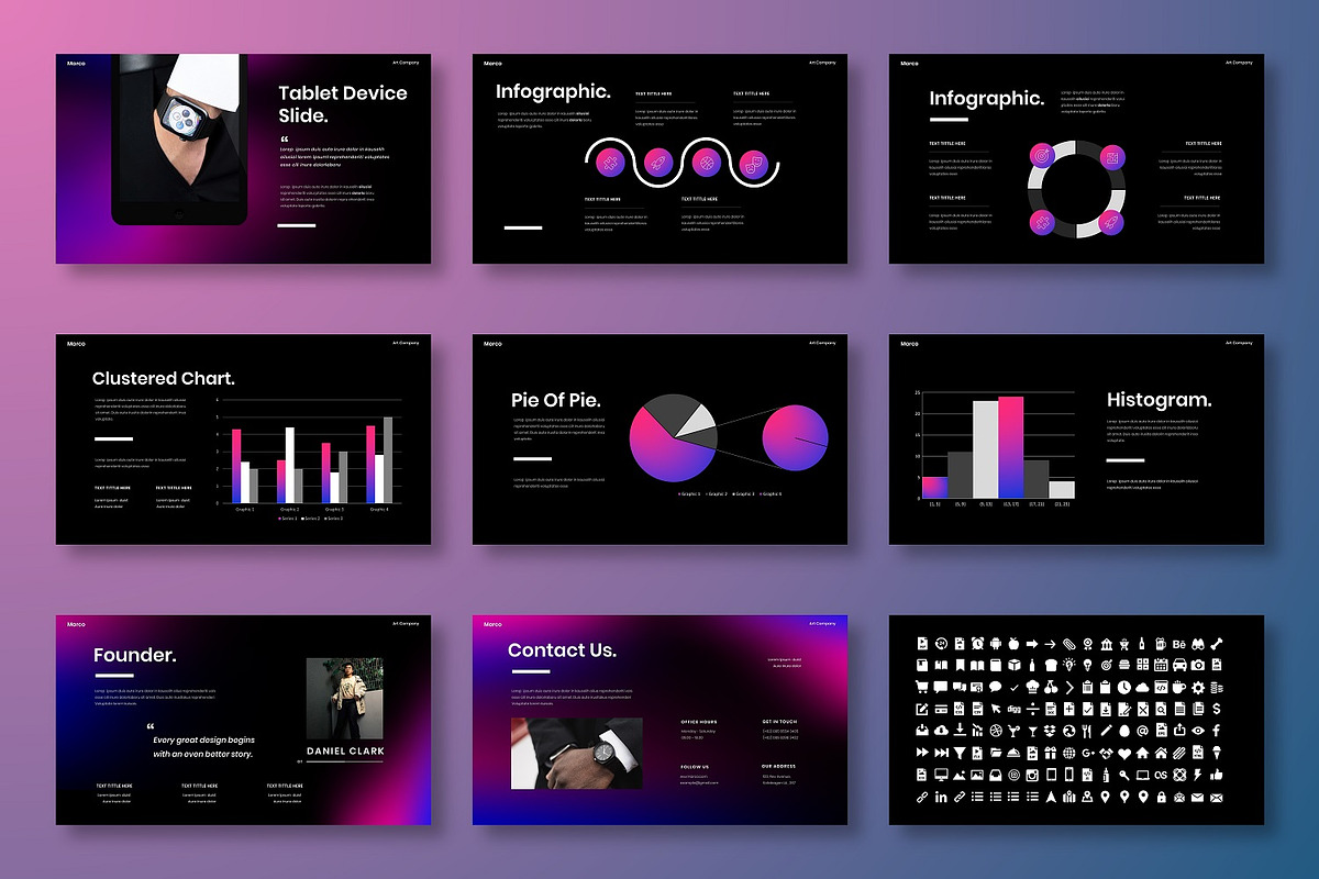 Marco – Business Keynote Template, a Presentation Template by Dens Creative Studio (Photo 8 of 10)
