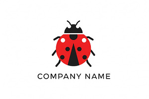 Red Ladybug Logo, a Branding & Logo Template by Logocreative