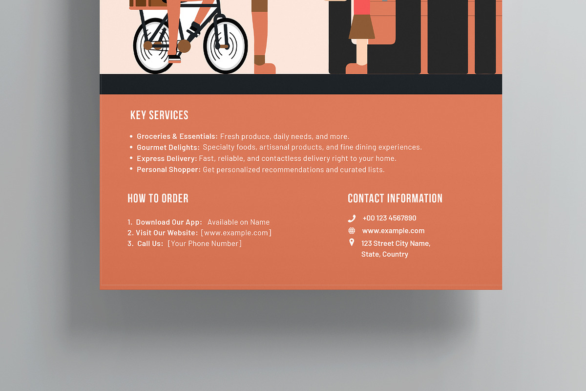 Online Home Delivery Service, a Flyer Template by MightyDesign (Photo 3 of 8)