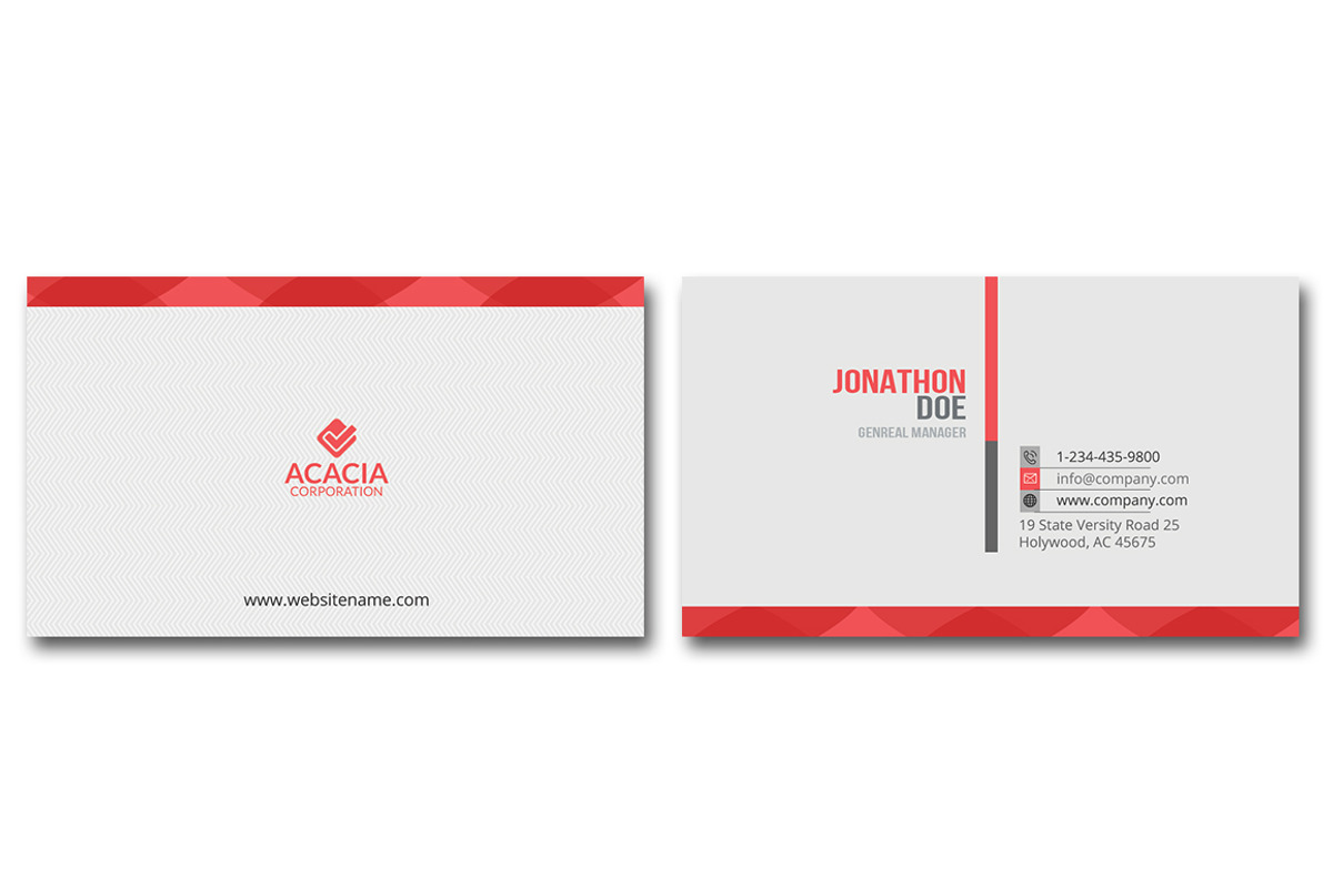 Business Card, a Business Card Template by DesignGhar (Photo 1 of 4)