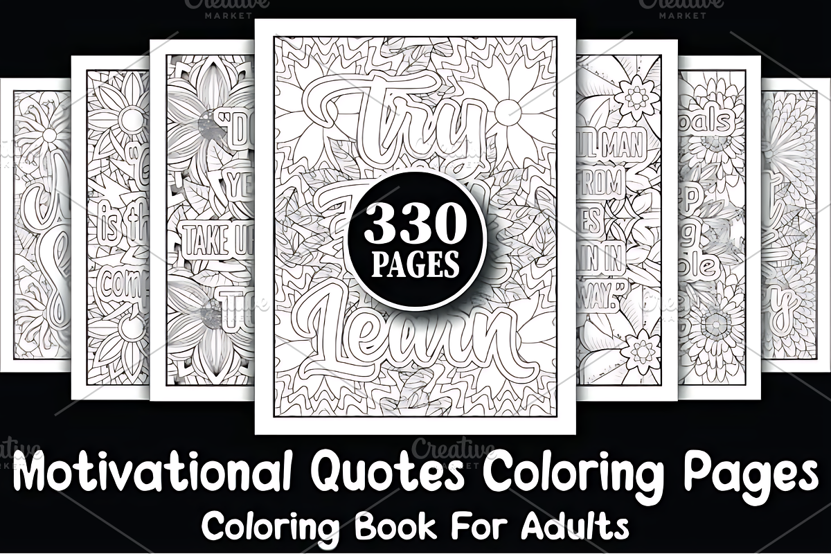 330 Motivational Quotes Book, a Decorative Illustration by Design Station (Photo 1 of 3)
