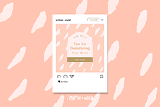 Feminine Boho Instagram Templates, a Social Media Template by Forth and Wild (Thumbnail 6 of 9)