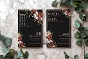 Dutch Style Black Wedding Invitation, an Invitation Template by Hotpin (Thumbnail 3 of 5)