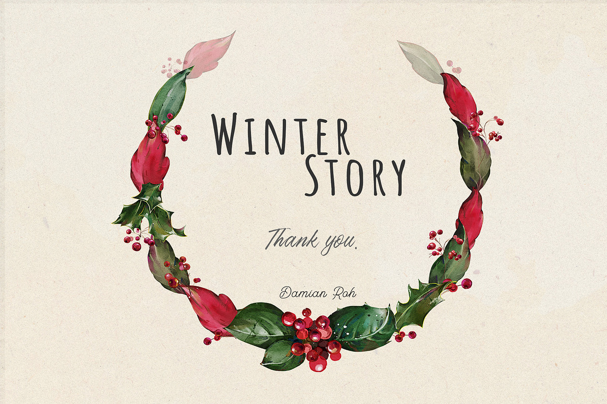 Winter Story - watercolor, a Decorative Illustration by Damian Roh (Photo 17 of 17)