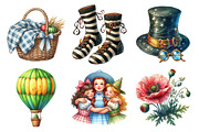 Wizard of Oz , Dorothy Clipart, an Illustration by Daily.Designs (Thumbnail 3 of 5)