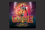 Football Flyer, a Flyer Template by DSGraphicDesign (Thumbnail 1 of 2)