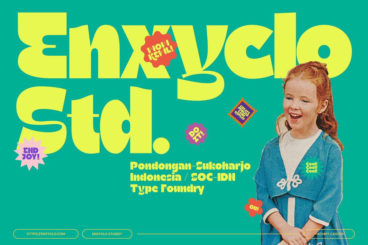 Ragikon - Playful & Chunky Font, a Sans Serif Font by Enxyclo Studio (Photo 17 of 17)