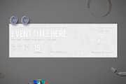 White Dream Event Ticket, an Invitation Template by Tzochko (Thumbnail 5 of 5)