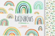 Watercolor RAINBOWS BUNDLE sale, a Pattern Graphic by svetlanaARTdreams (Thumbnail 6 of 16)