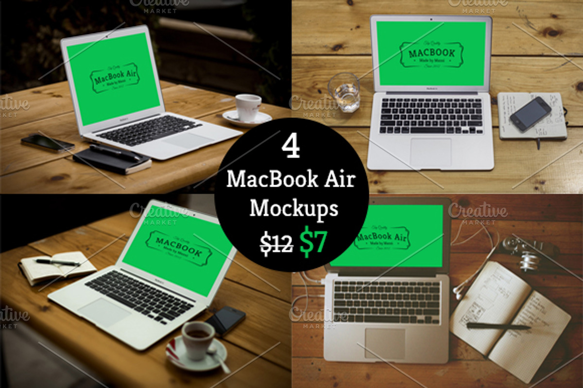 Mockup Bundle Macbook Air 40% Off, an iPhone Mockup by Made by Mancie (Photo 1 of 5)