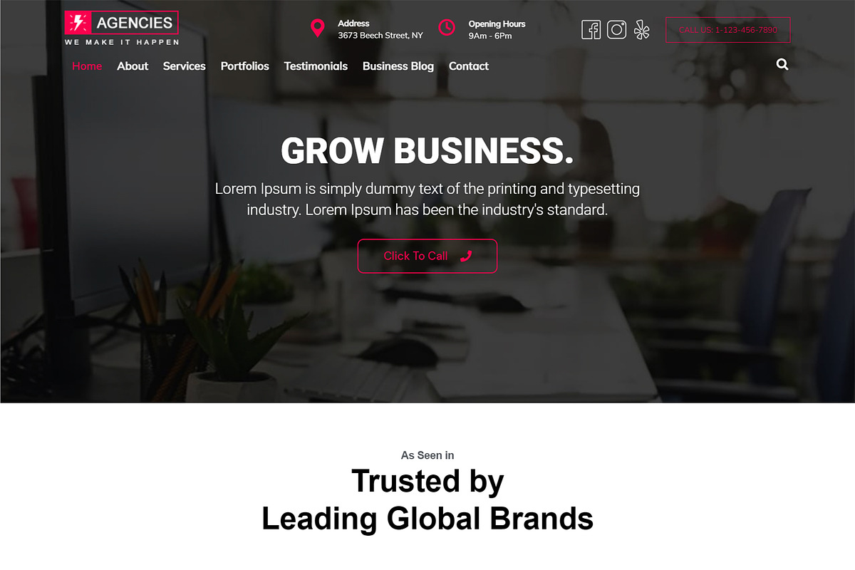 Agencies WordPress Theme - Agencies Pro