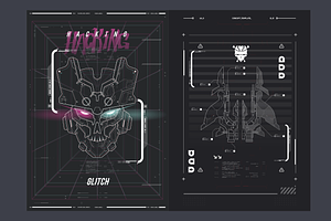 Hud Futuristic Posters Templates