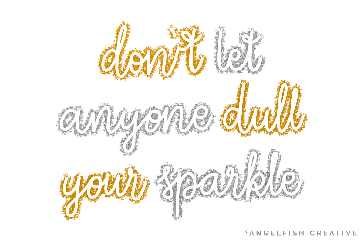 Sequins Brush Set for Procreate, a Brush Add-On by AngelfishCreative (Photo 4 of 7)