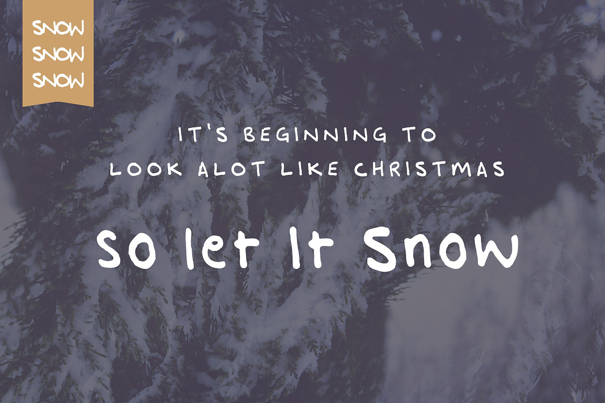 Abigail Christmas Hand Script preview 4