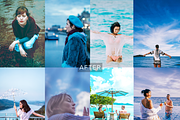 19 Blue Paradise Lightroom Presets, a Preset Add-On by RamsaGraphi (Thumbnail 3 of 10)