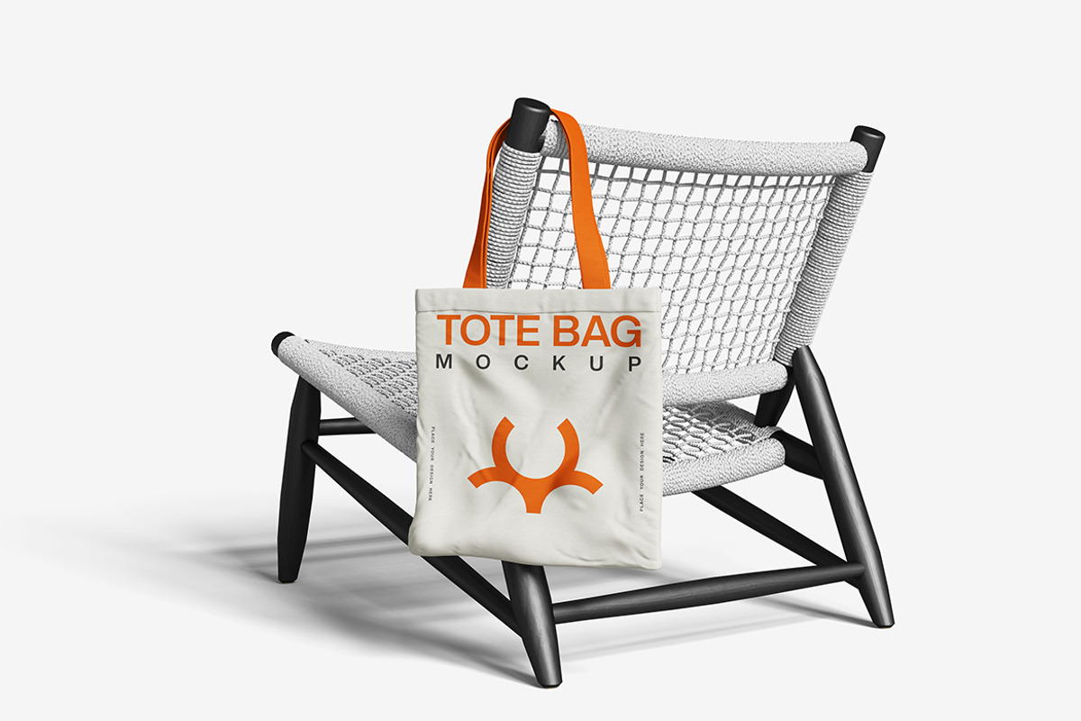 Tote Bag Mockup, a Merchandise Mockup by Indah (Photo 2 of 6)