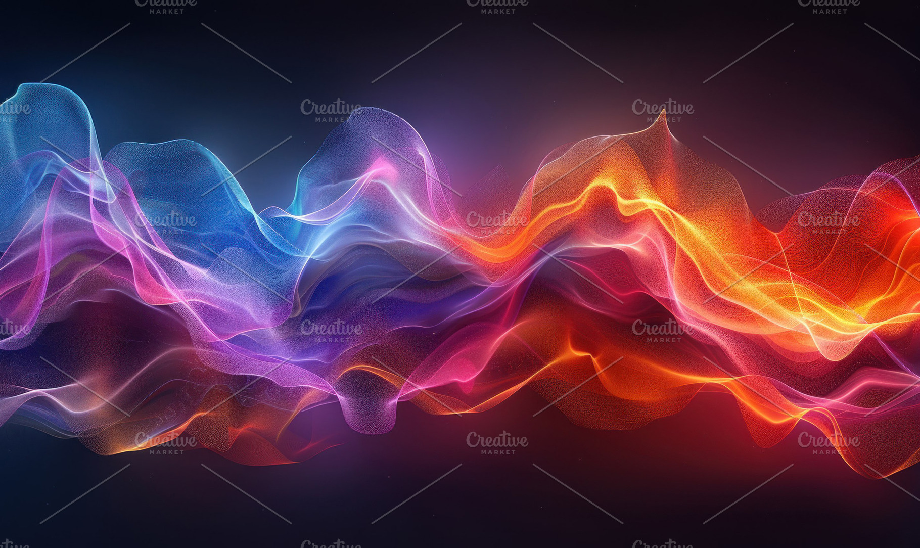 Abstract image of colorful neon ligh, a Photo by LOGOCREATIVE
