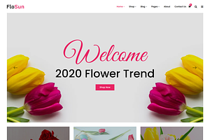 Flower Shop HTML5 Template - FloSun