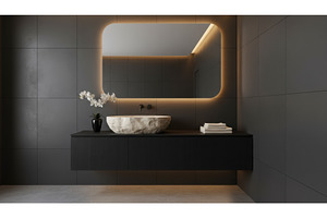 Modern luxury bathroom with a, a Transportation Photo by Igor Tichonow