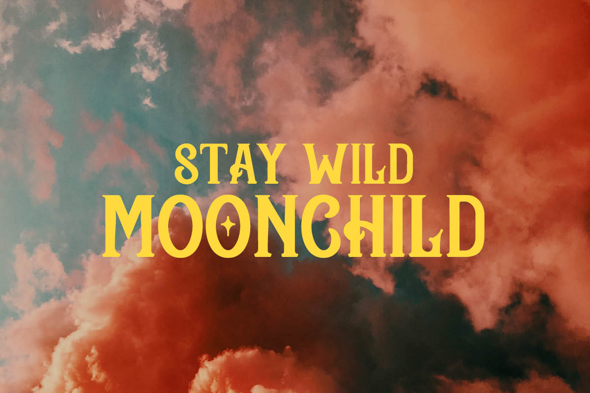 Moonchild | A Celestial Display Font, a Handwritten Font by Creative Wannabe (Photo 5 of 5)