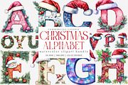 Christmas Alphabet Png Bundle_02, an Illustration by SinaCreation (Thumbnail 1 of 7)