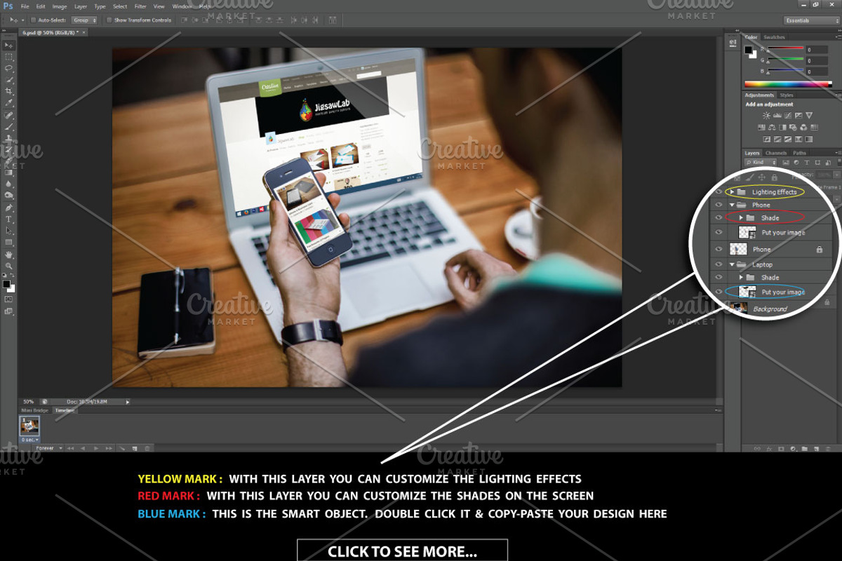 42% Offer Limited Website Mock Up, a Books & Magazine Mockup by Pentaclay (Photo 5 of 5)