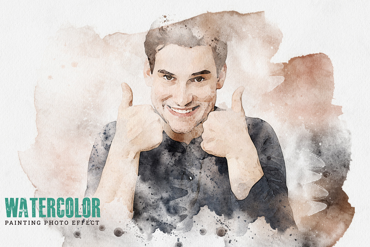 Watercolor Painting Photo Effect, an Action Add-On by S Graphic Studio (Photo 3 of 3)
