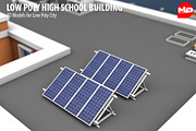 Low Poly High School Building, an Architecture 3D Model by multimedia4ds (Thumbnail 7 of 13)