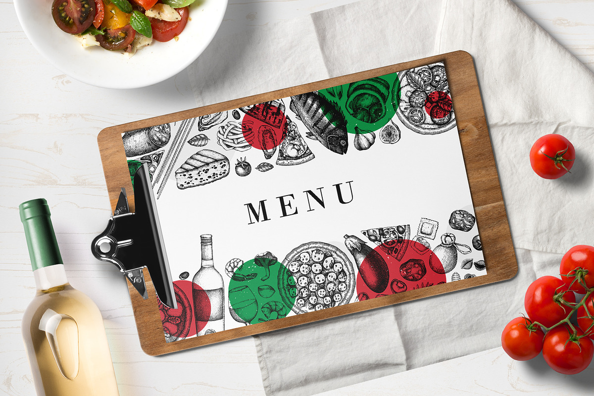 Italian Food Sketches & Designs, a Food Illustration by Yevheniia (Photo 2 of 10)
