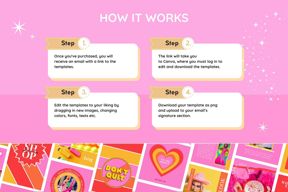 Colorful Email Signature Templates, an Email Template by SunshineStudioBoutique (Photo 9 of 9)