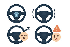 Different reactions to driver, a Transportation Illustration by ZinetroN