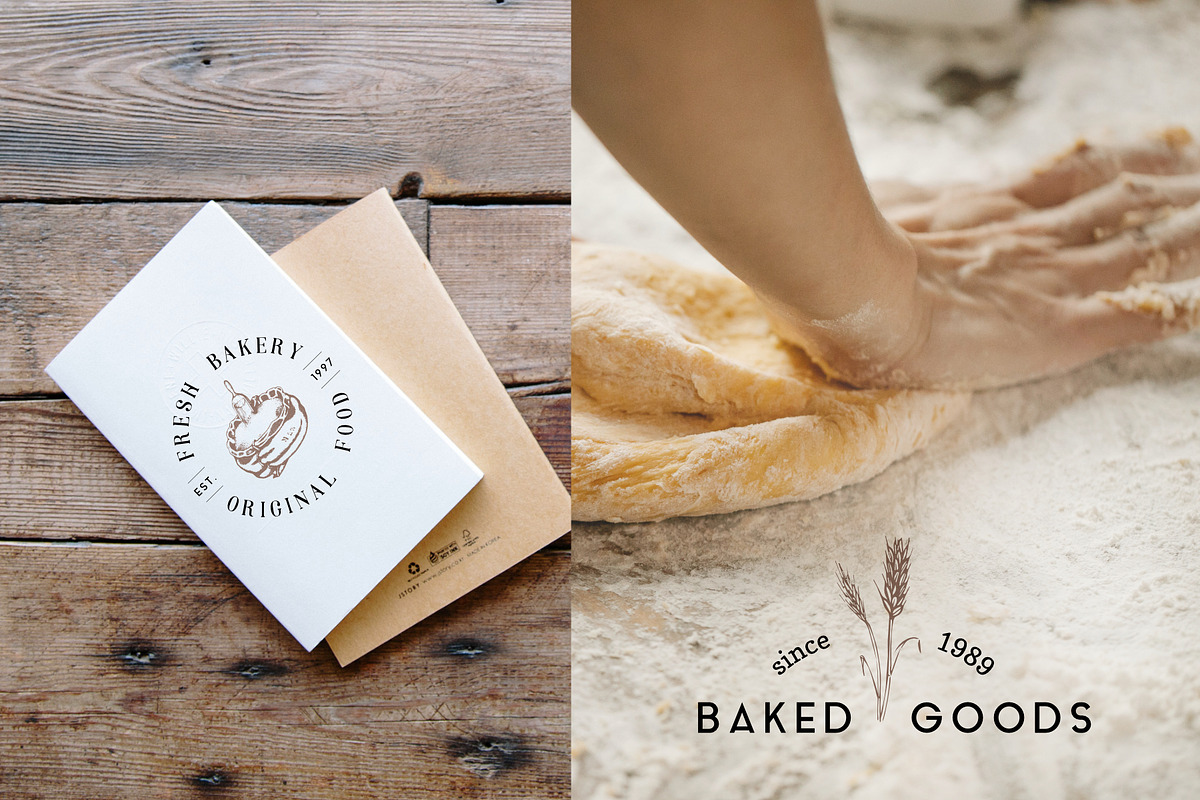 Bakery logo template, a Branding & Logo Template by Chewie Co (Photo 11 of 13)