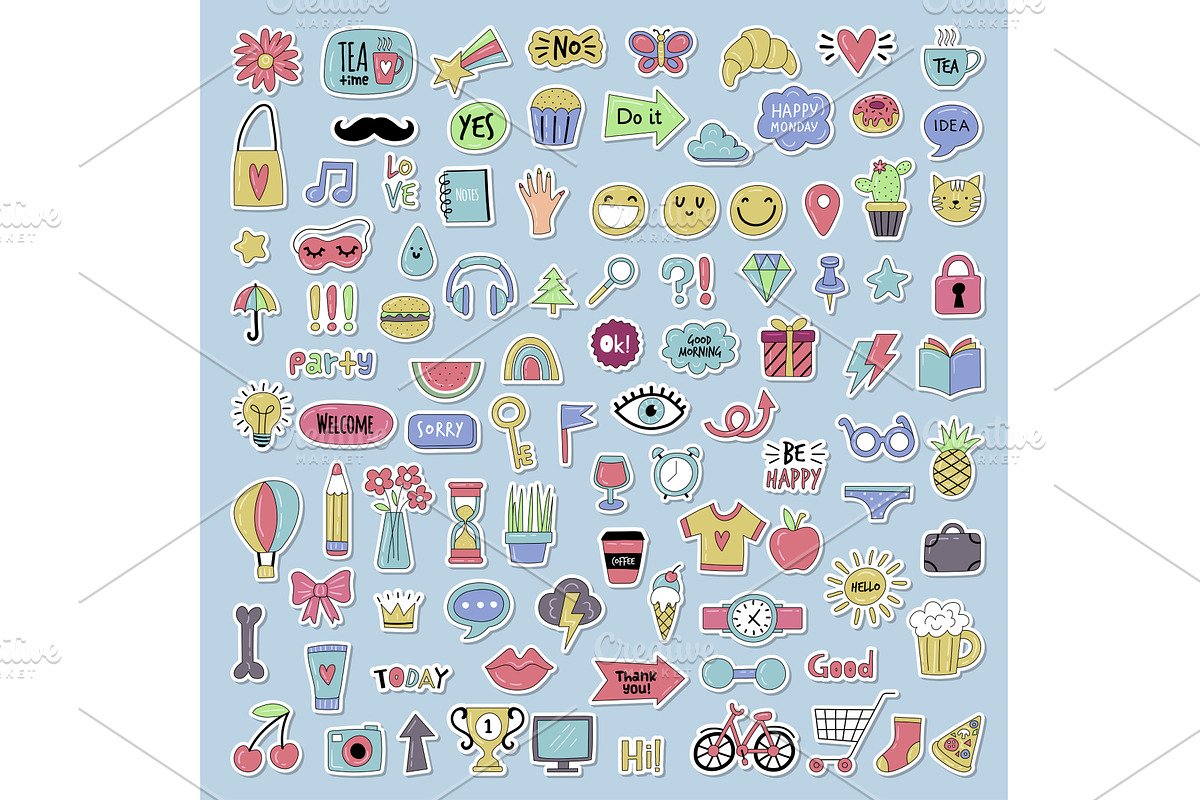 Planner stickers. Reminder colored, a Graphic by Onyx