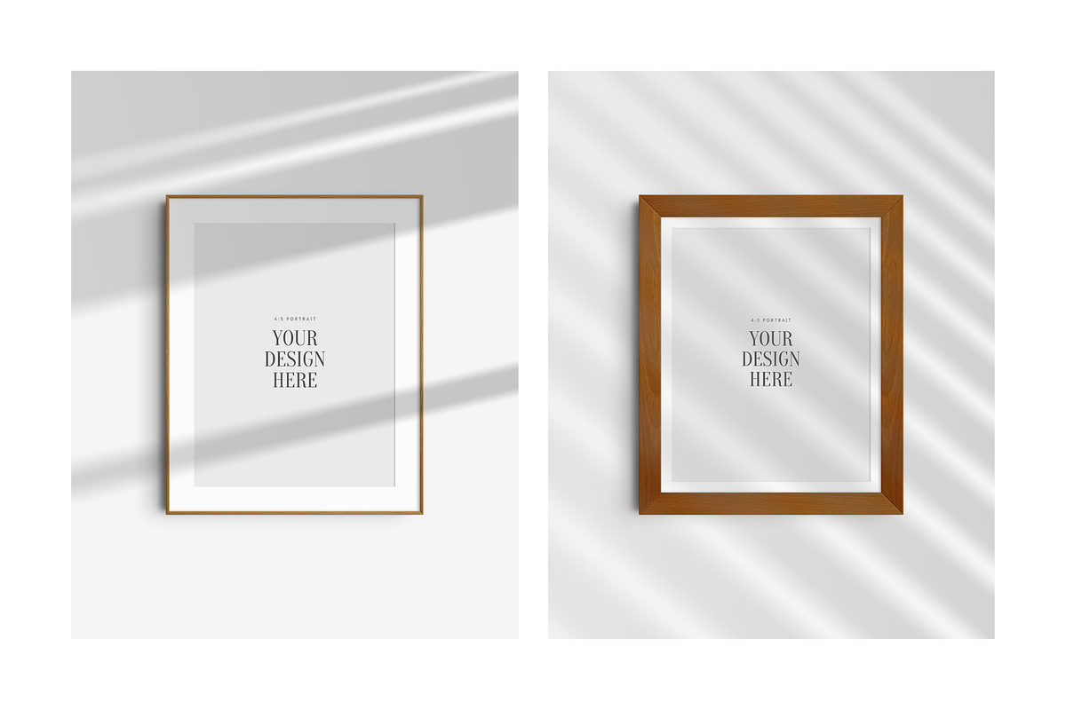 Frame Mockup 4:5 Portrait, a Mockup by DESIGN BY nube (Photo 5 of 15)