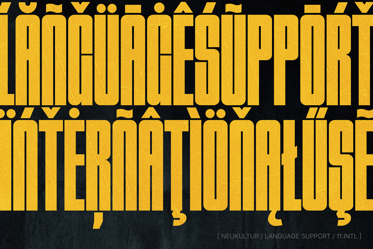 NEUKULTUR - Compressed Display Font, a Sans Serif Font by Dina Mae (Photo 10 of 11)