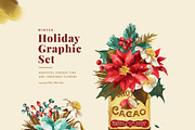 Floral Christmas & Merry Mice, an Animal Illustration by Yeticrab (Thumbnail 4 of 7)