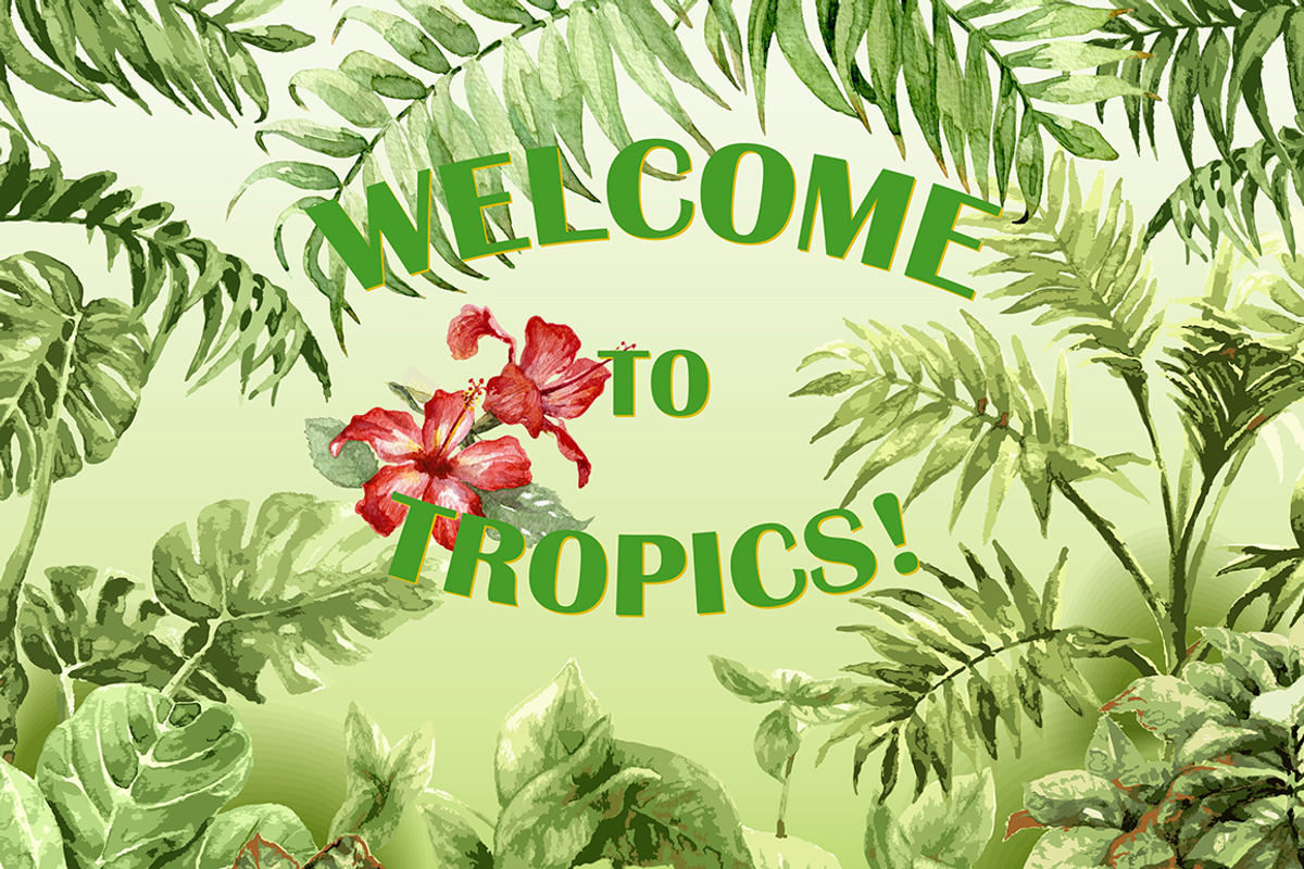 Watercolor Tropical Plants, a Decorative Illustration by Valentyna Smordova (Photo 1 of 6)