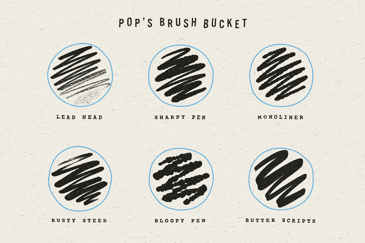Pop's Toolbox for Photoshop, a Brush Add-On by Sean Tulgetske (Photo 3 of 8)
