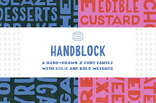 HandBlock Bold & Regular