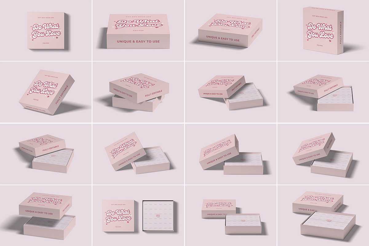 Gift Box Mockups - Packaging Bundles, a Packaging Mockup by Compositing Studio (Photo 3 of 26)