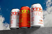 Drink Can Mockup, a Packaging Mockup by VanillineGraph (Thumbnail 4 of 7)