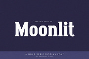 Moonlit - Bold Serif, a Serif Font by Alpaprana (Thumbnail 1 of 8)